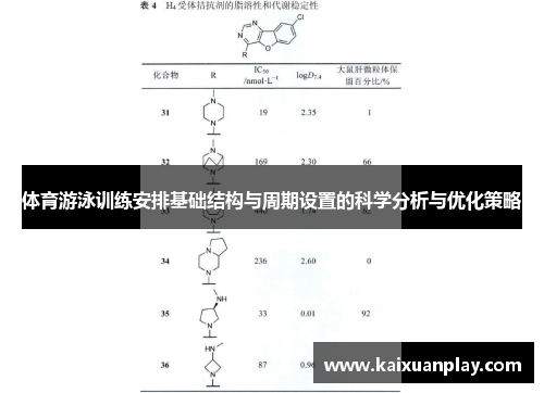 体育游泳训练安排基础结构与周期设置的科学分析与优化策略